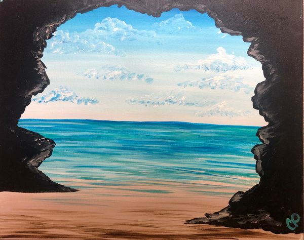 Paint Party: Beach Cave