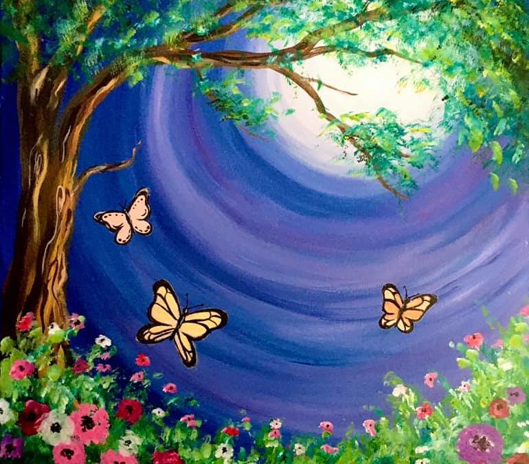 Paint Party: Butterfly Garden